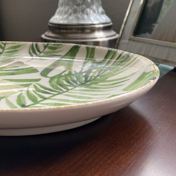 NWo/T - ceramic plant leaf serving platter. Excellent condition. 13 x 10 in - Picture 11 of 11
